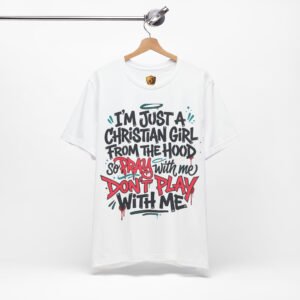 Christian Hood - Pray With Me - Graphic T-Shirt - Image 2
