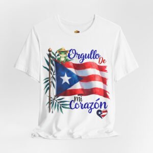 Puerto Rican - Orgullo de mi Corazón - Graphic T-Shirt - Image 4