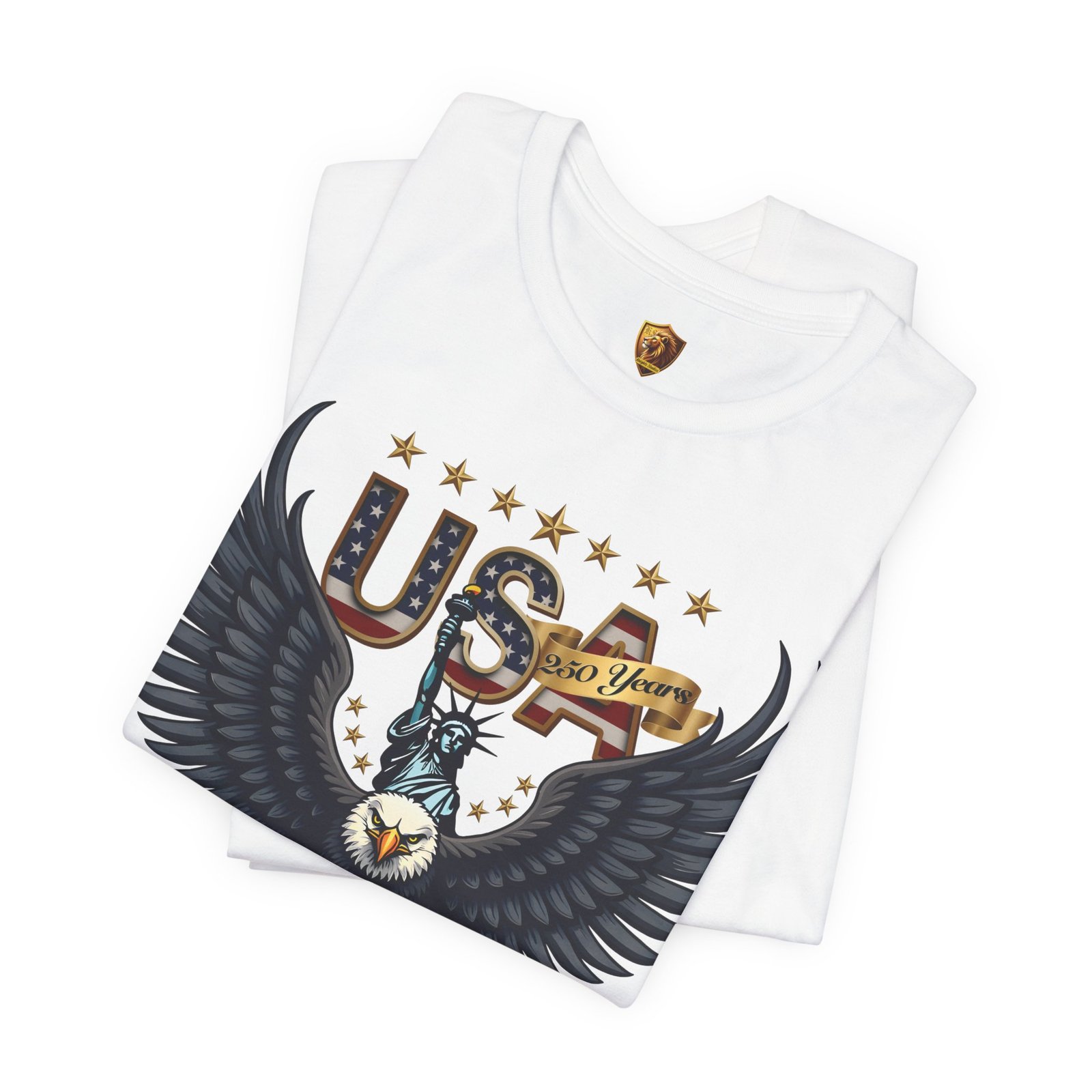 USA Eagle Tee - Patriotic American Flag Graphic T-Shirt - Image 4