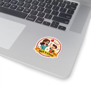 Back to School Sticker — Teacher - Student High-Five Kiss-Cut Decal - Image 6