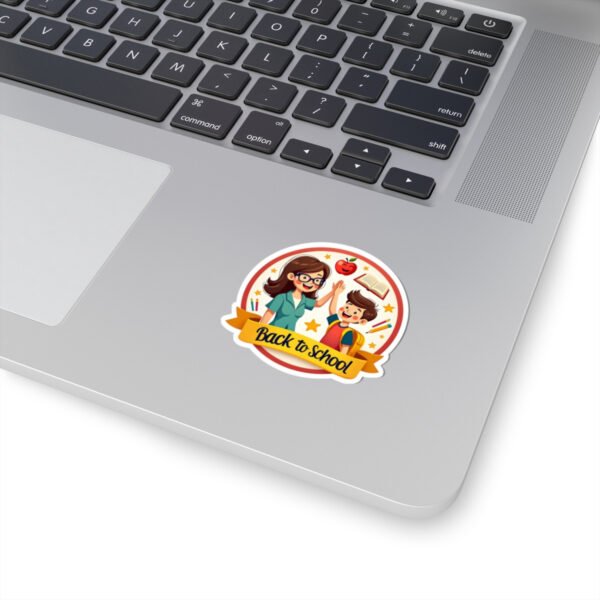 Back to School Sticker — Teacher - Student High-Five Kiss-Cut Decal