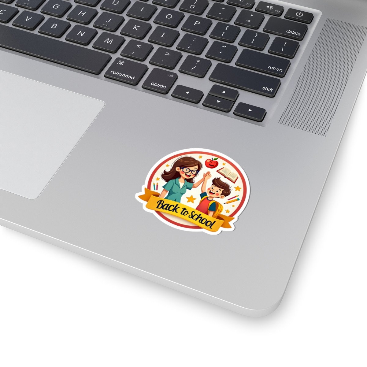 Back to School Sticker — Teacher - Student High-Five Kiss-Cut Decal - Image 6