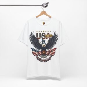 USA Eagle Tee - Patriotic American Flag Graphic T-Shirt - Image 2