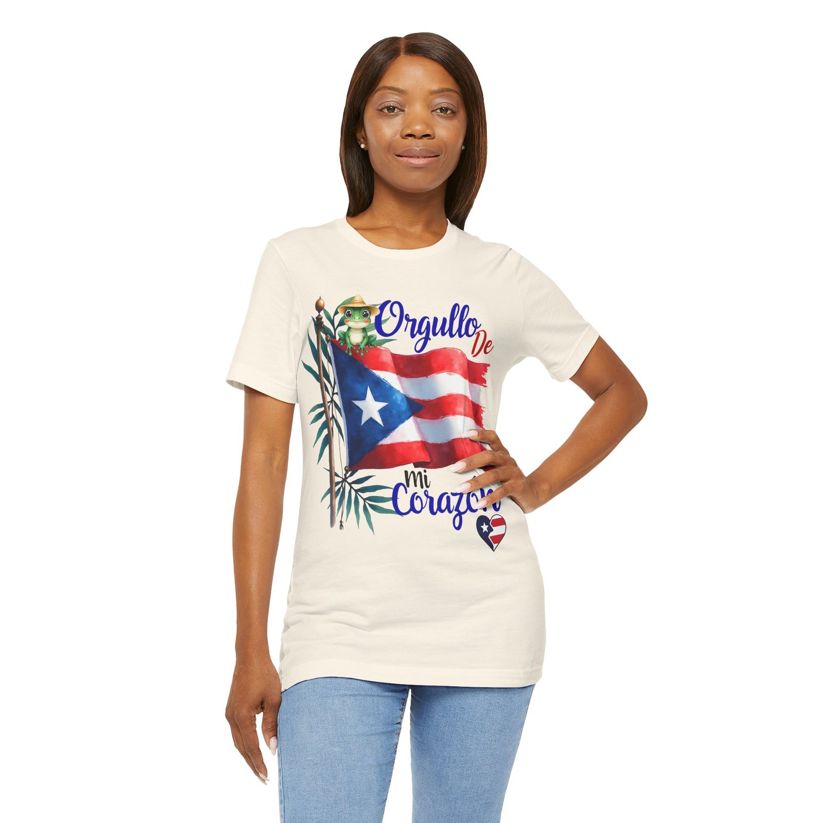 Puerto Rican - Orgullo de mi Corazón - Graphic T-Shirt - Image 7
