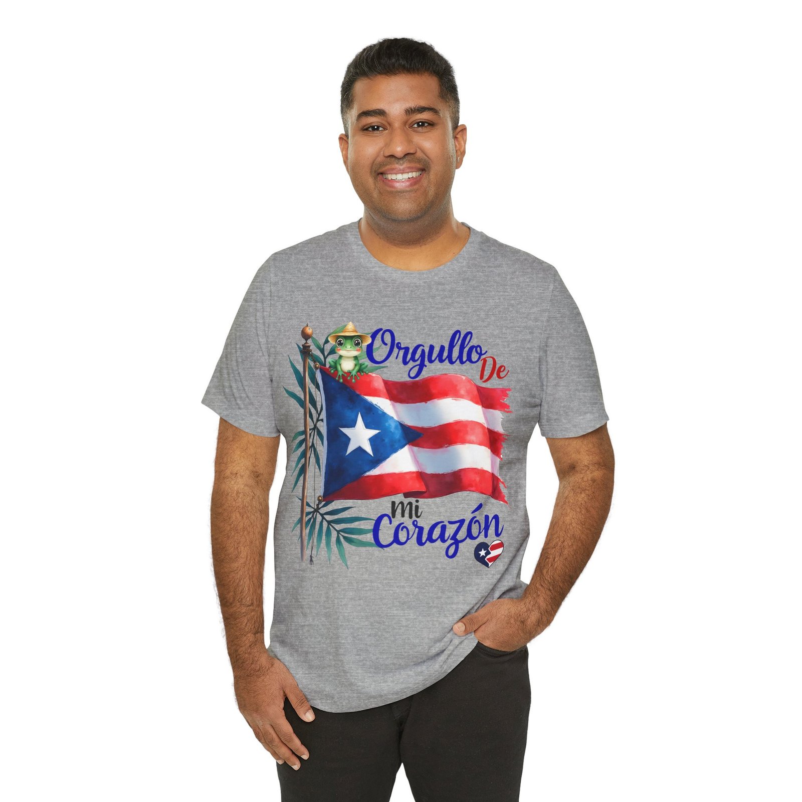 Puerto Rican - Orgullo de mi Corazón - Graphic T-Shirt - Image 9